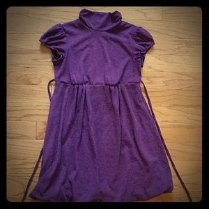 Purple bubble dress